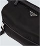 Сумка через плечо с отделкой из кожи Re-Nylon Prada, черный 25633591