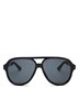 Солнцезащитные очки Brow Bar Square, 59 мм Gucci 1914217