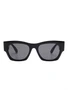 Versace Eyewear солнцезащитные очки с декором Medusa, черный 18027170