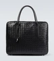 Портфель intrecciato Bottega Veneta, черный 5935477