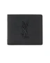 Кошелек Saint Laurent Croc Embossed Billfold, черный 6081343