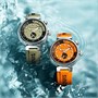 Часы мужские Tambour Street Diver, автоматический, 44 мм, сталь Louis Vuitton, зеленый 22190758