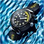 Часы мужские Tambour Street Diver, автоматический, 44 мм, сталь Louis Vuitton, черный 22190751