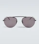 Солнцезащитные очки-авиаторы SL 575 Saint Laurent, черный 2108559