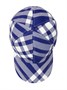 Бейсболка в клетку BURBERRY, синий 25808656