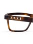 Gucci Eyewear очки в квадратной оправе, коричневый 15766061