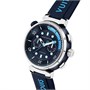 Часы мужские Tambour Street Diver Chronograph, автоматический, 46 мм, сталь Louis Vuitton, синий 22190749
