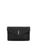 Большой клатч-конверт Cassandre из кожи ягненка Saint Laurent, цвет Black 6765784