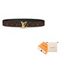 Мужской ремень Louis Vuitton, коричневый 10443455