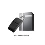 PRADA Прямоугольные солнцезащитные очки, Black 28008609