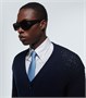 Солнцезащитные очки прямоугольной формы с двойной буквой g Gucci, черный 5938590