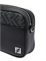 Сумка-молния с логотипом FF FENDI, черный 26604800