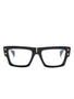 Balmain Eyewear очки Majestic в прямоугольной оправе, черный 15694636