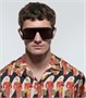 Солнцезащитные очки-маски Gucci, черный 5938337