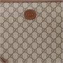 GUCCI Сумка через плечо мужская из холста GG Supreme с кожаными вставками коричневая и бежевая 27944674