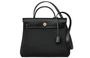 HERMES Сумка через плечо Herbag Zip Reversible Canvas с кожаной вставкой унисекс черная 27948653