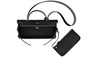 HERMES Сумка через плечо Herbag Zip Reversible Canvas с кожаной вставкой унисекс черная 27948653