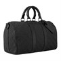 LOUIS VUITTON Кожаная сумка Keepall через плечо мужская черная 27973608