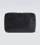 Маленький упаковочный кубик intrecciato Bottega Veneta, черный 5935654