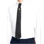 GUCCI Шёлковый галстук с вышивкой пчелы, Black 27943151