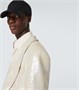 Кепка из канваса и кожи с вышивкой Tom Ford, черный 5938926