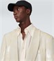 Кепка из канваса и кожи с вышивкой Tom Ford, черный 5938926
