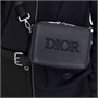 DIOR Кожаный посыльный мешок через плечо мужской морской синий 27927048