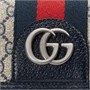 GUCCI Кожаный поясной рюкзак Ophidia синий бежевый 27945528