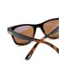 TOM FORD Eyewear очки-клипоны в квадратной оправе, черный 15666421