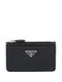 Prada картхолдер из сафьяновой кожи, черный 15676994
