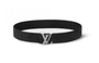 Ремень Louis Vuitton Leather Belts, черный 13995532
