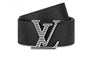 Ремень Louis Vuitton Leather Belts, черный 13995532