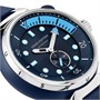Часы мужские Tambour Street Diver, автоматический, 44 мм, сталь Louis Vuitton, синий 22190750