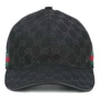 Бейсболка original gg canvas baseball hat with web 'black' Gucci, черный 21165479