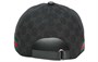 Бейсболка original gg canvas baseball hat with web 'black' Gucci, черный 21165479