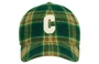 CELINE Клетчатая шерстяная бейсболка, Green 27905923