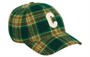 CELINE Клетчатая шерстяная бейсболка, Green 27905923