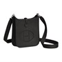HERMES Сумка через плечо Evelyne Clemence из кожи коровы унисекс тёмная бронза 27948377