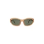 Солнцезащитные очки Dries Van Noten x Linda Farrow Rectangle Sunglasses, цвет Dark Camel/Silver/Green 15107793