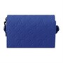 LOUIS VUITTON Сумка-кроссбод миниатюрная мужская кожаная с тиснением 27974731