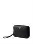 Клатч с логотипом Prada, черный 25905294