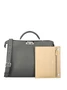 Сумка-тоут Medium Peekaboo ISeeU FENDI, серый 27876175