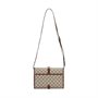 GUCCI Кожаный мессенджер через плечо мужской коричневый 27943418