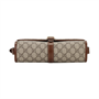 GUCCI Кожаный мессенджер через плечо мужской коричневый 27943418