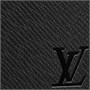 LOUIS VUITTON Зиппи кожаный кошелек обычный мужской черный 30922754