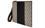 GUCCI Холщовая сумка-клатч с кожаными вставками мужская Ebony & Black 27943391