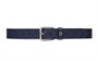 Ремень кожаный Gucci Interlocking G-plaque, синий 13995337
