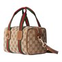 Мини-сумка унисекс GUCCI из ткани, бежевая 27944059