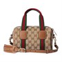 Мини-сумка унисекс GUCCI из ткани, бежевая 27944059