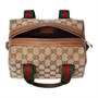 Мини-сумка унисекс GUCCI из ткани, бежевая 27944059